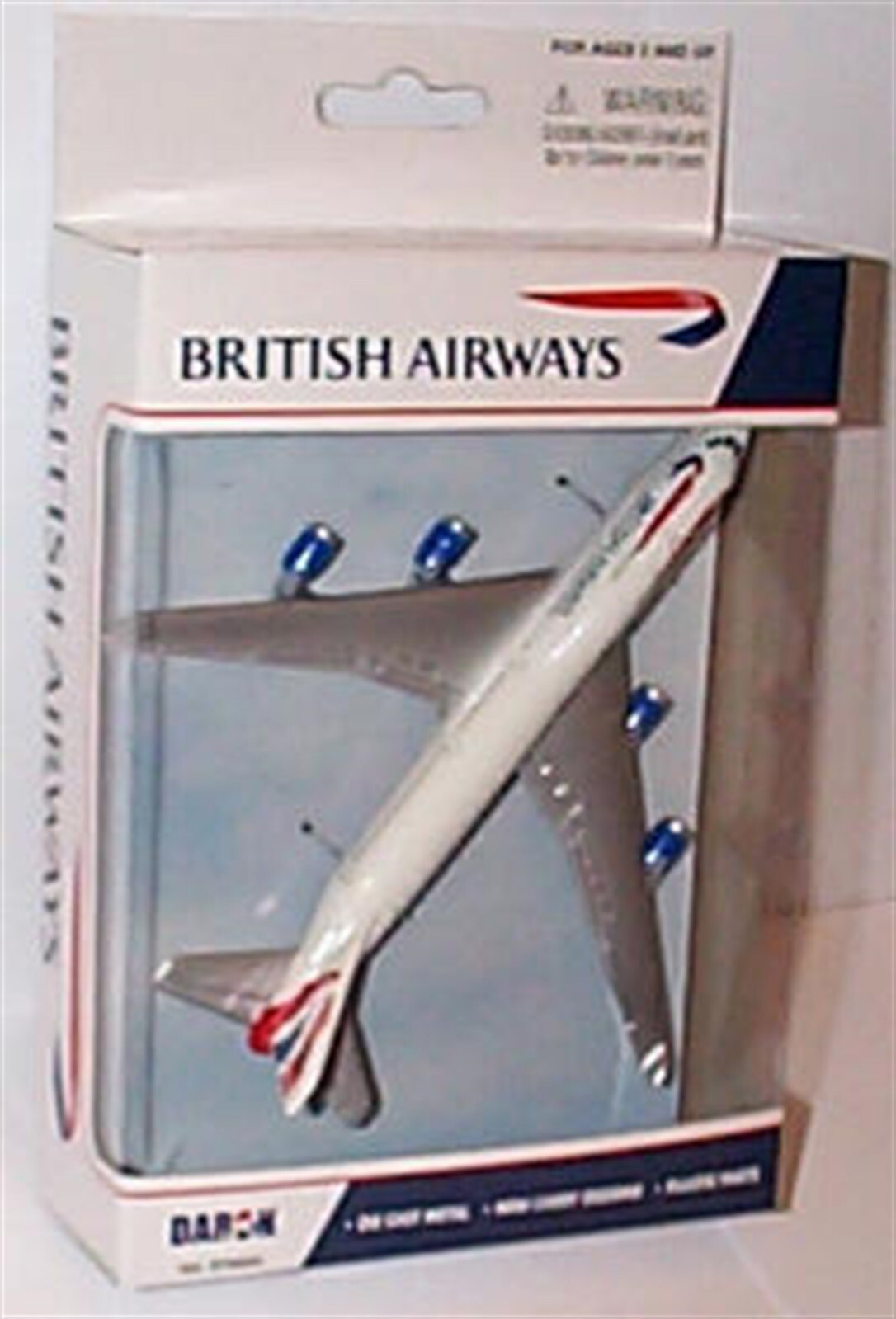 DARON BRITISH AIRWAYS 747-400 TOY DIECAST AIRLINER RT6004 New in box