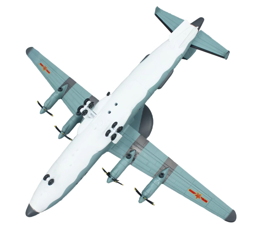 1:90 39CM China KJ-200 AWACS Early Warning Aircraft Diecast Military Plane Model
