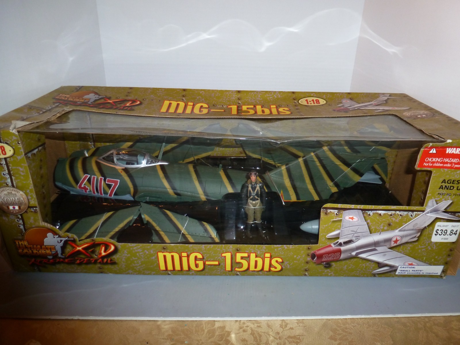 ULTIMATE SOLDIER 1/18 MIG -15 BIS #10191 YEAR 2006