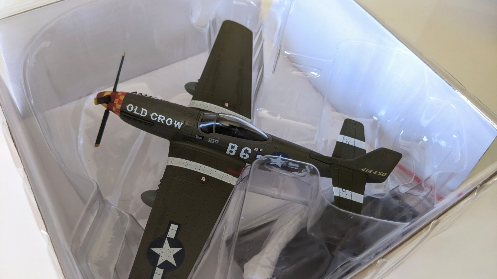 AF1 Diecast Model P-51D Mustang “Old Crow” Smithsonian Collector Series 1:72 NEW
