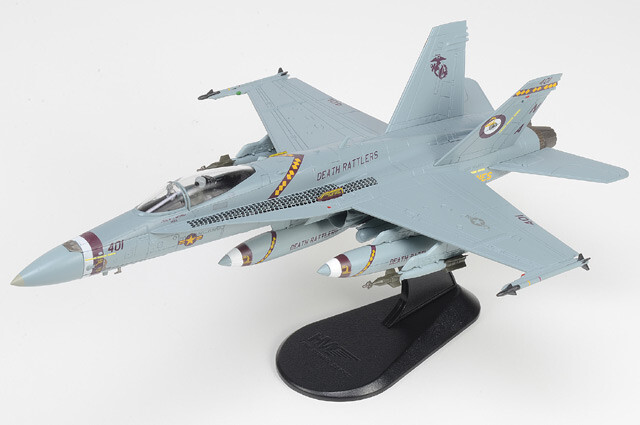 HA3583 Hobby Master F/A-18C Hornet 1/72 Model NA401 USMC VMFA-323 Death