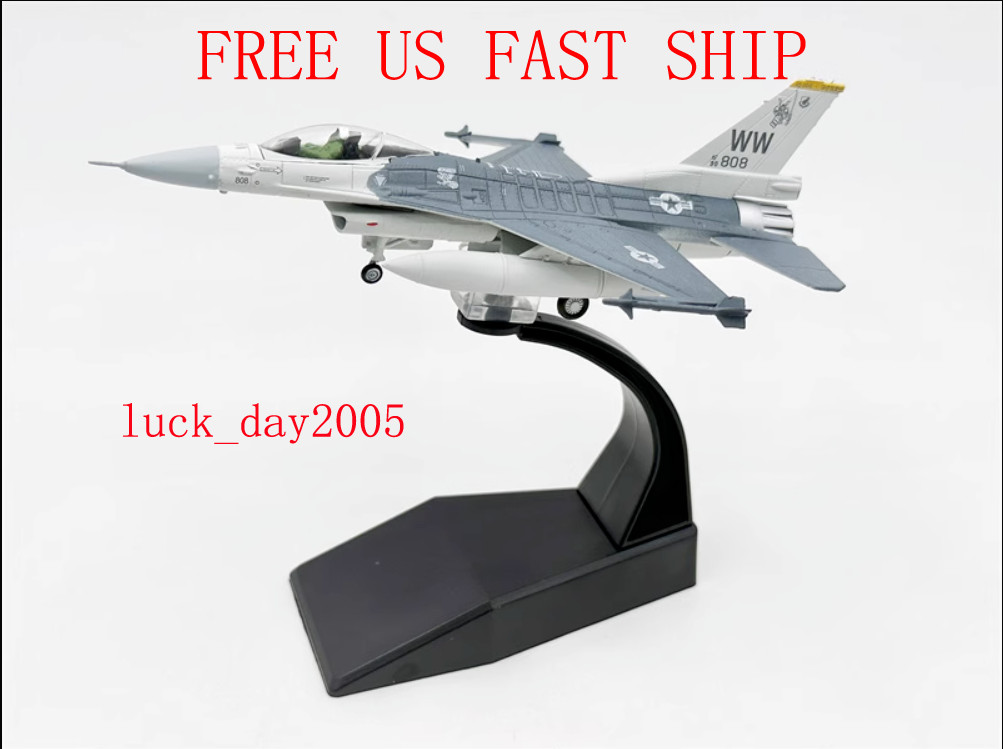 AMER COM USAF F-16c Fighting Falcon Fighter 1/100 Diecast Aircraft Model US SHIP