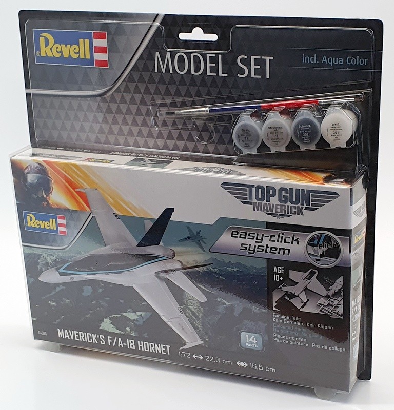 Revell 1/72 Scale Set 04965 – Maverick,s F/A-18E Hornet – Top Gun