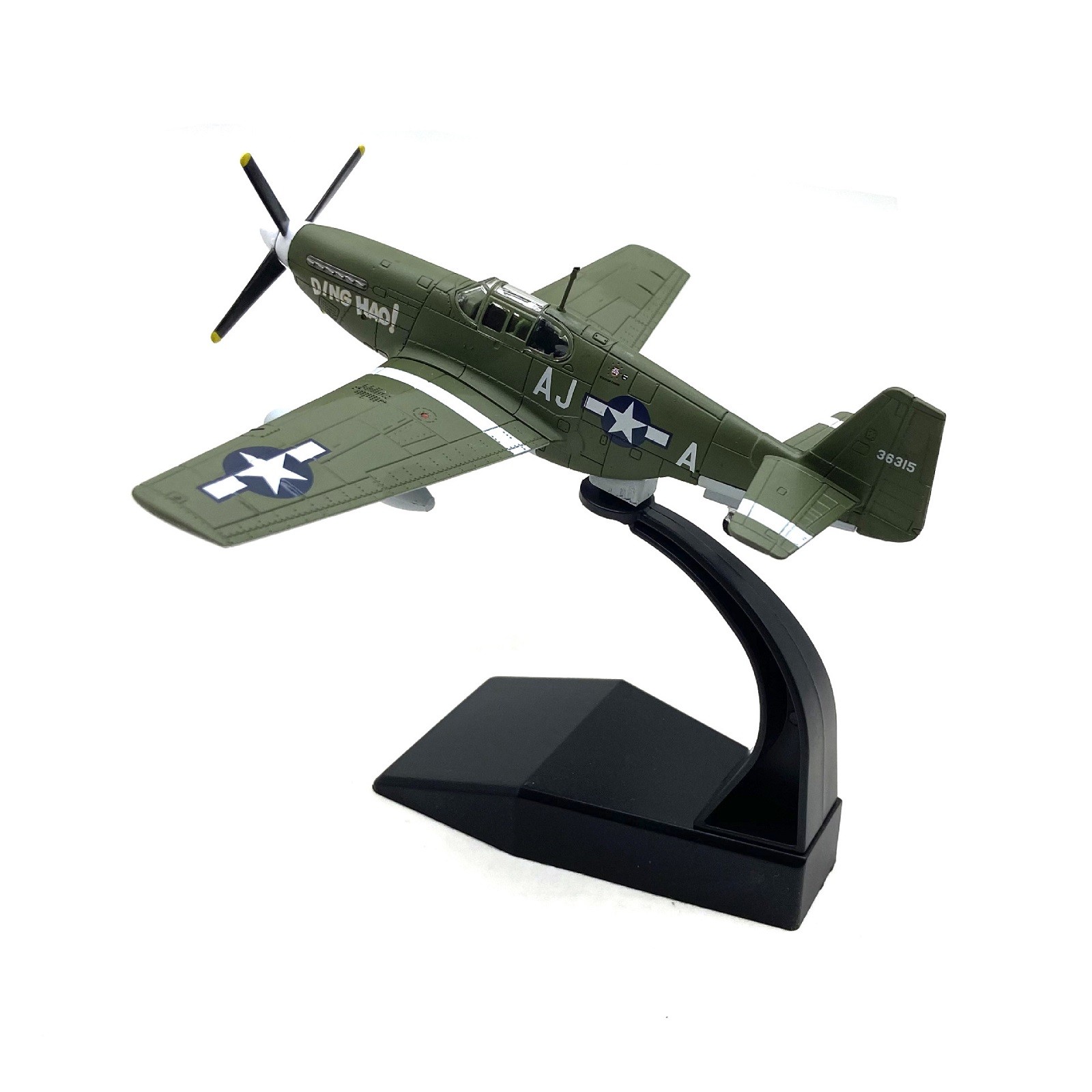 1:72 Military WW2 P-51B Mustang Fighter Alloy Aircraft Model Plane Ornaments G