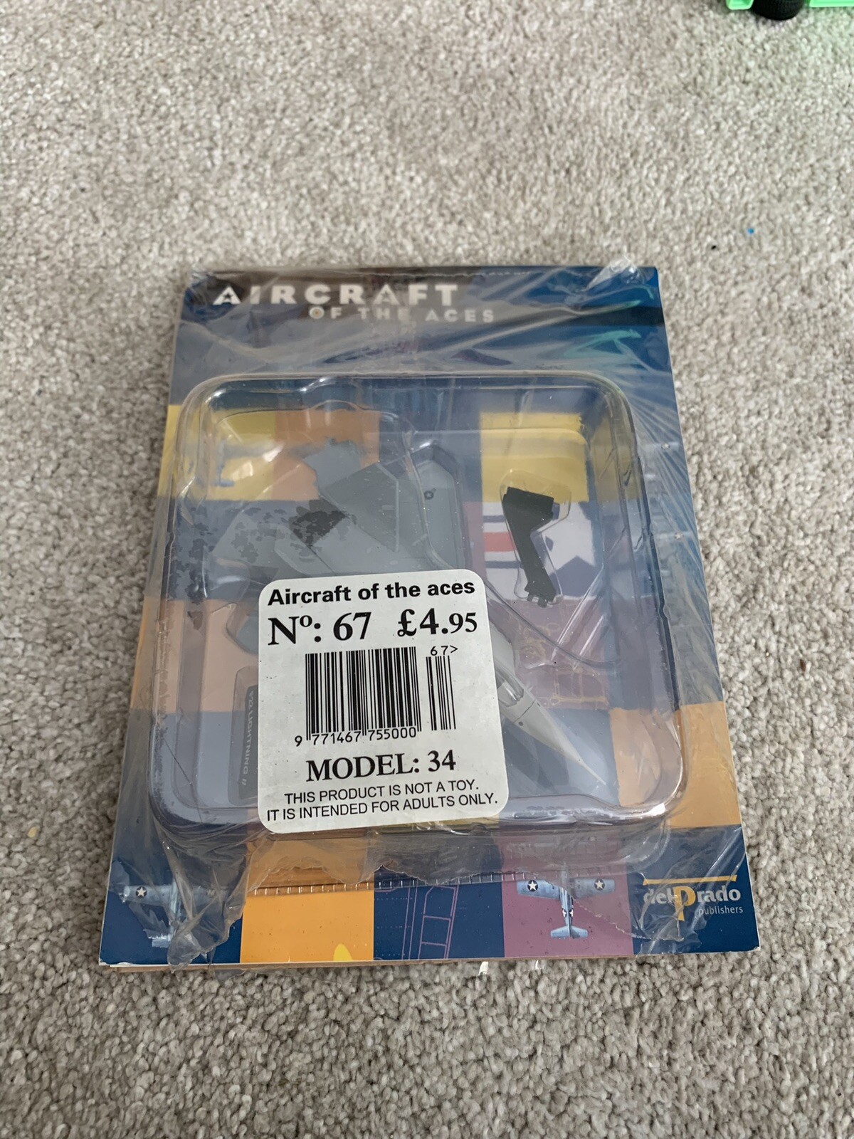 Del Prado Aircraft Of The Aces Model WITH Magazine Unboxed F22 Lightning II
