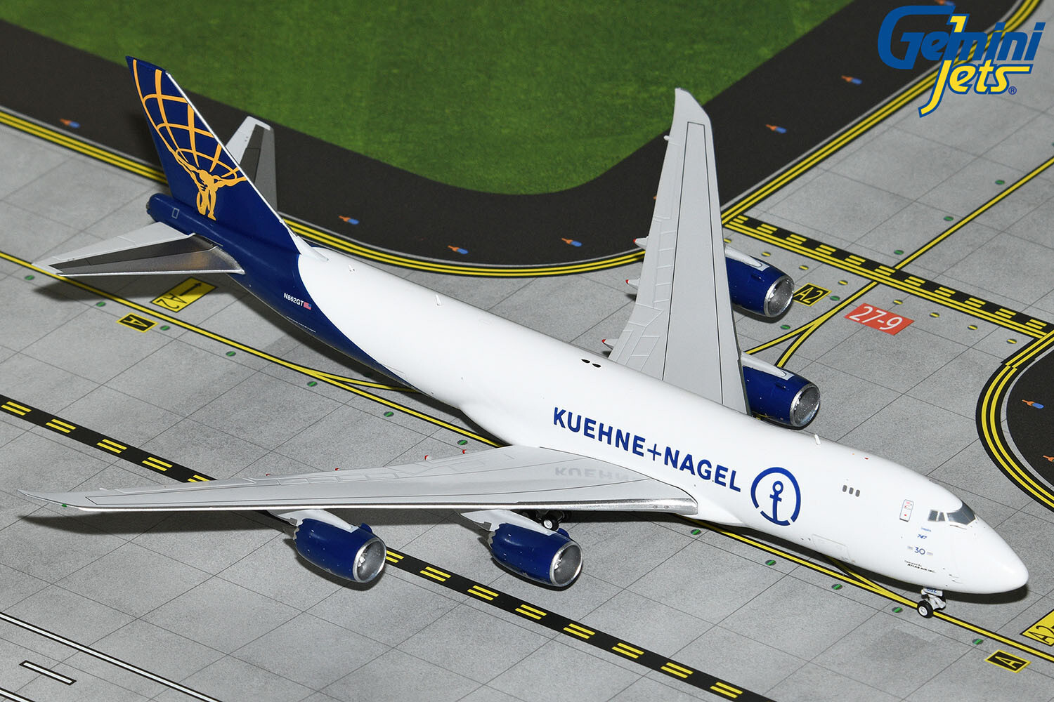 Gemini Jets 1:400 Atlas Air 747-8F Kuehne+Nagel N862GT GJGTI2203 IN STOCK