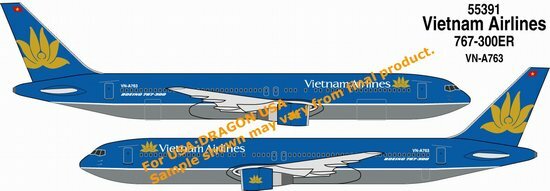 Dragon #55391 1/400 Vietnam Airlines B767-300ER ~ VN-A763 (Airline)