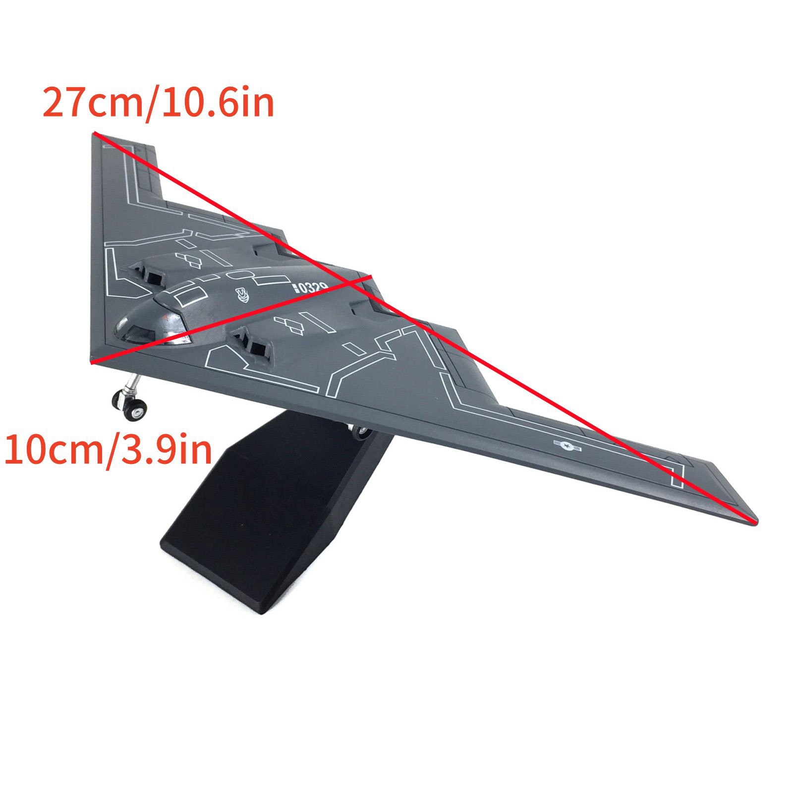 1/200 USAF B-2 Stealth Strategic Bomber Model For Airplane Collection Enthusiast
