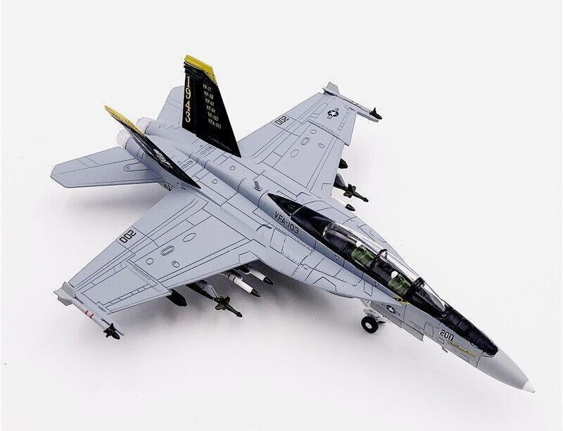 Wltk US Navy F/A-18F Super Hornet Fighter 1/100 Diecast Aircraft Jet Model