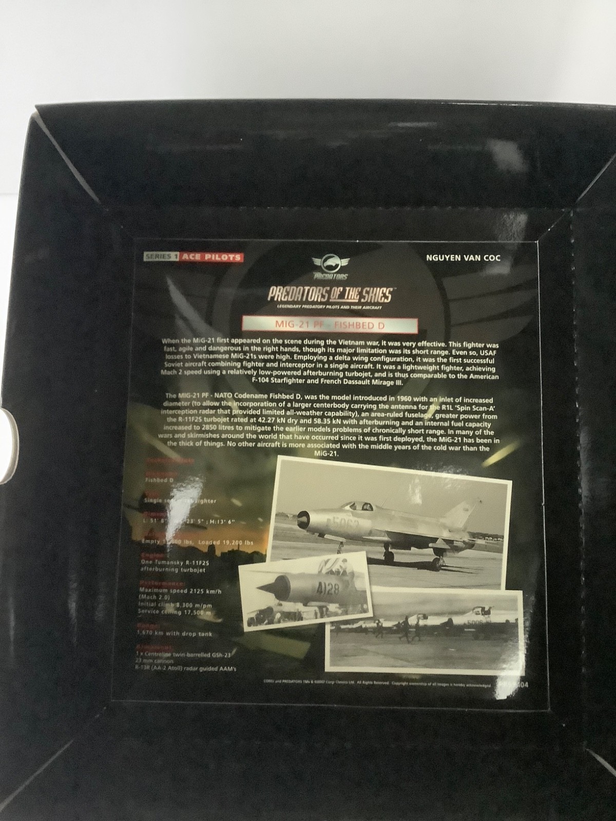 Corgi PR99404 1:72 Mig-21 PF – FISHBED D Nguyen Van Coc BNIB