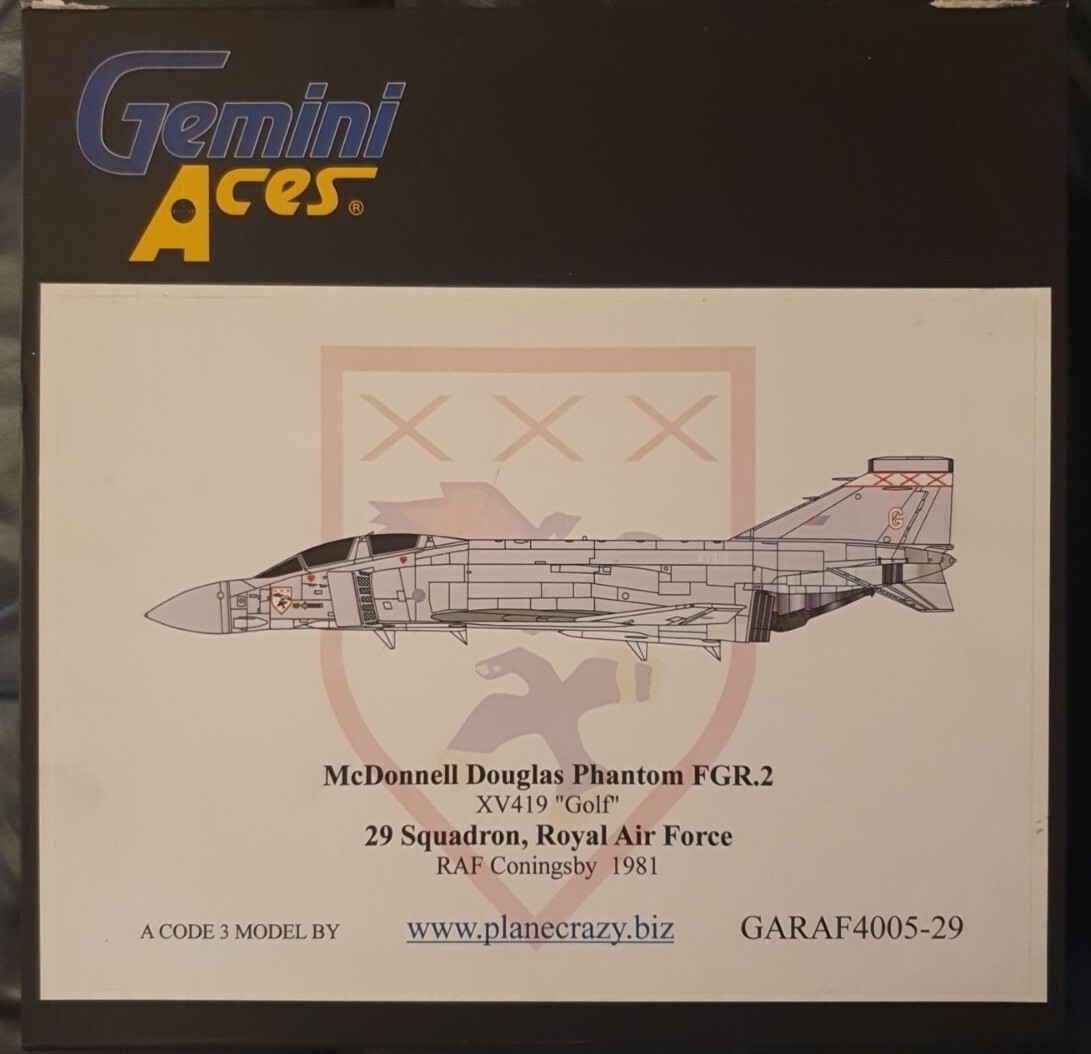 Gemini Aces CODE 3 MODEL McDonnell Douglas Phantom FGR.2 Coningsby GARAF4005-29