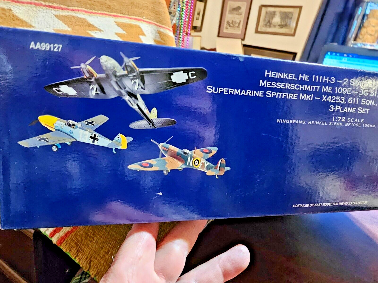 🔥 CORGI AVATION AA99127 WORLD WAR II BLITZ LimEditon 3 PLANE SET 1:72🔥NuInBOX!