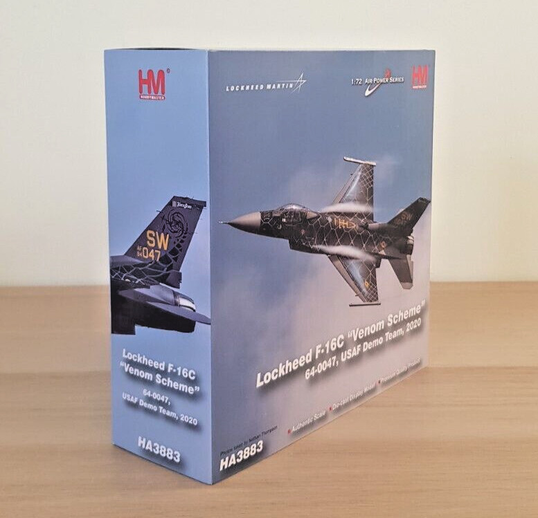 Hobby Master 1/72 HA3883 Lockheed F-16C USAF USAF Demo Team, #90-0047 Venom 2020