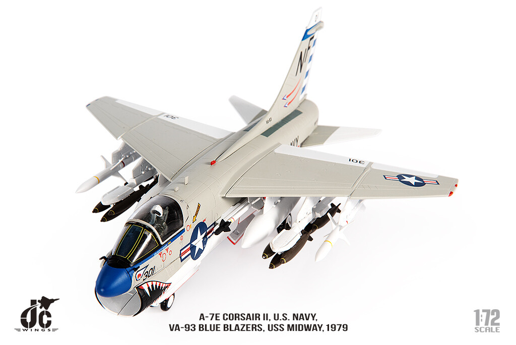 1:72 JC Wing A-7E CORSAIR I.U.S.NAVY,VA-93,1979 Fighter Diecast Aircraft Model