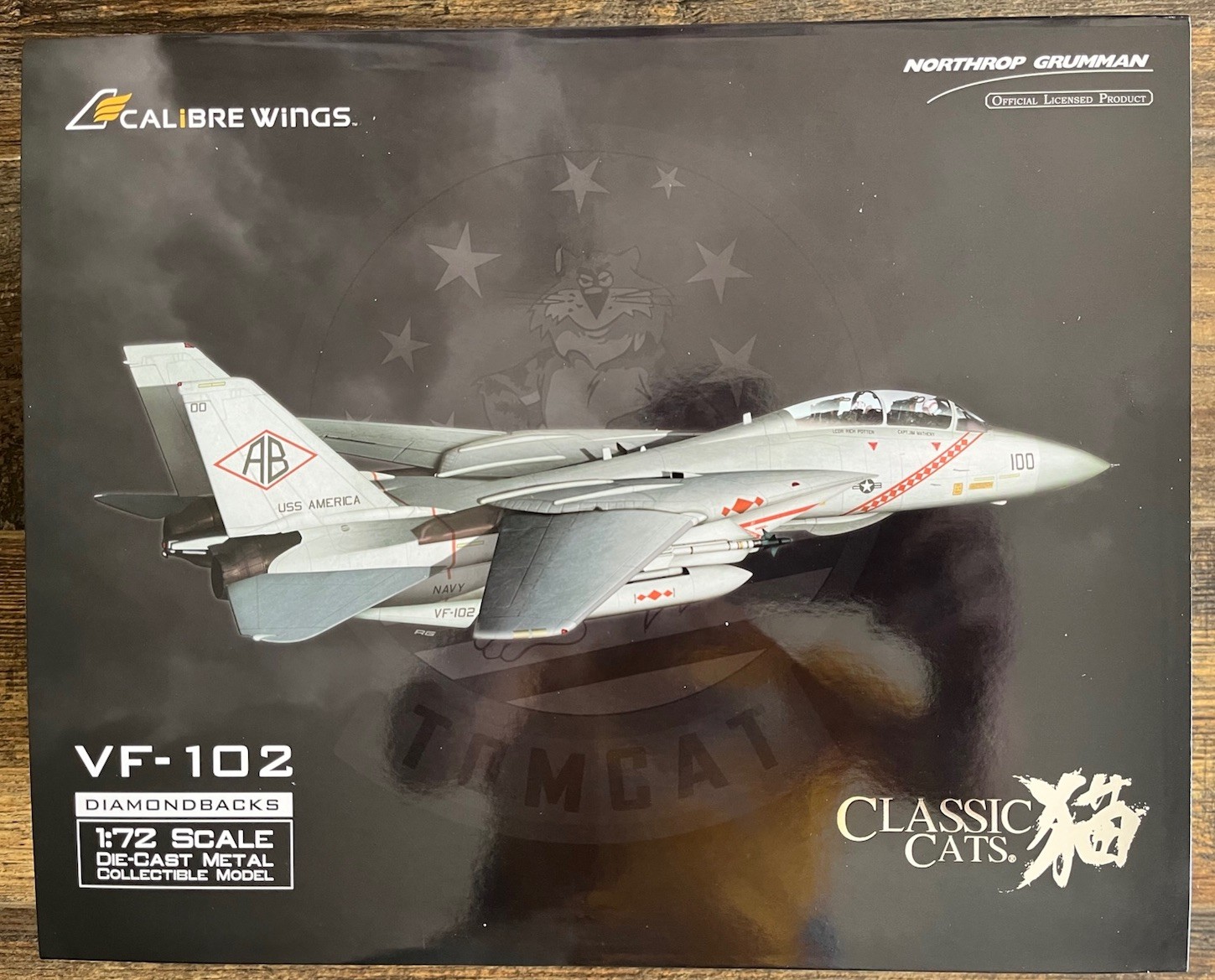 NEW CALIBRE WINGS 1:72 scale CLASSIC CATS F-14A TOMCAT VF-102 DIAMONDBACKS🛫✈🛩!