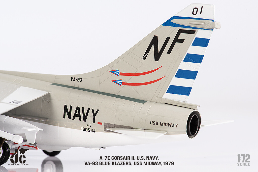 1:72 JC Wing A-7E CORSAIR I.U.S.NAVY,VA-93,1979 Fighter Diecast Aircraft Model