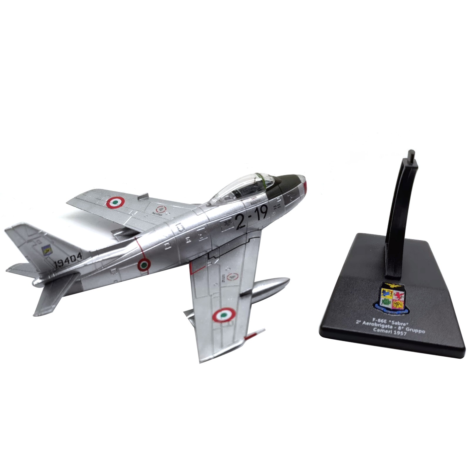 11.5cm 1:100 Italian F-86 Sabre Fighter Finished Model Gifts Choice For Birthday