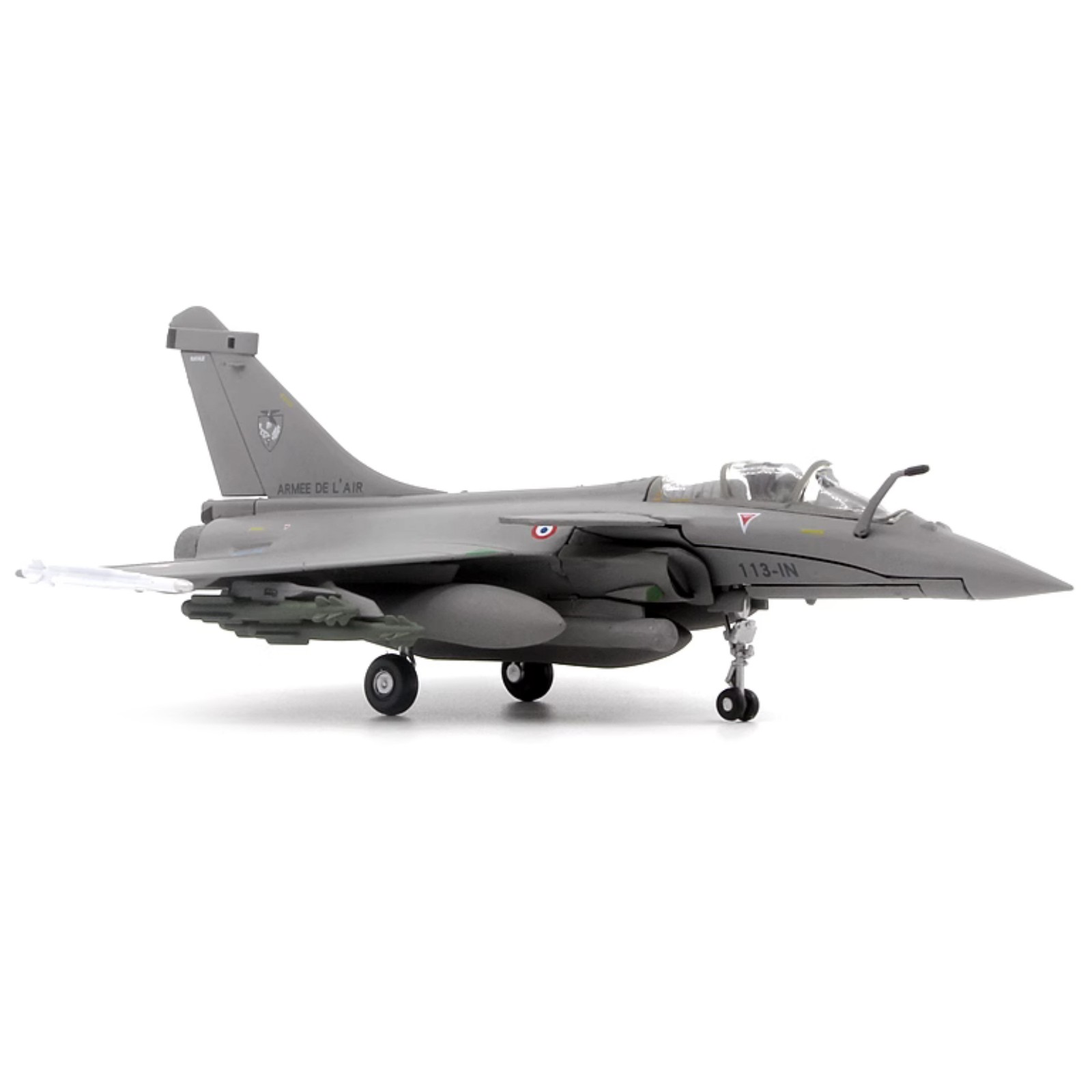 1/100 Diecast Alloy French Air Force Rafale C Libya War Fighter Model Souvenir