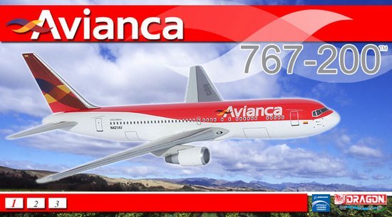 Dragon #55975 1/400 Avianca B767-200ER ~ N421AV