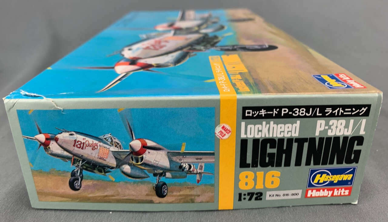 1:72 Hasegawa Lockheed P-38J/L Lightning Airplane Model Kit PM0893