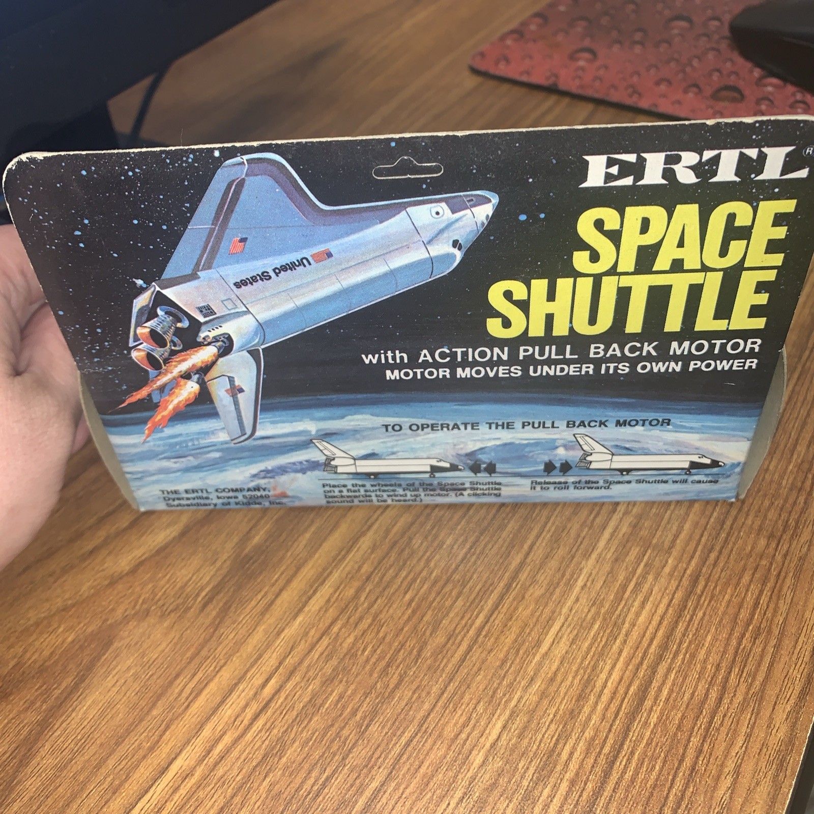 Die Cast Metal 5″ White Space Shuttle w/ Pull Back Action