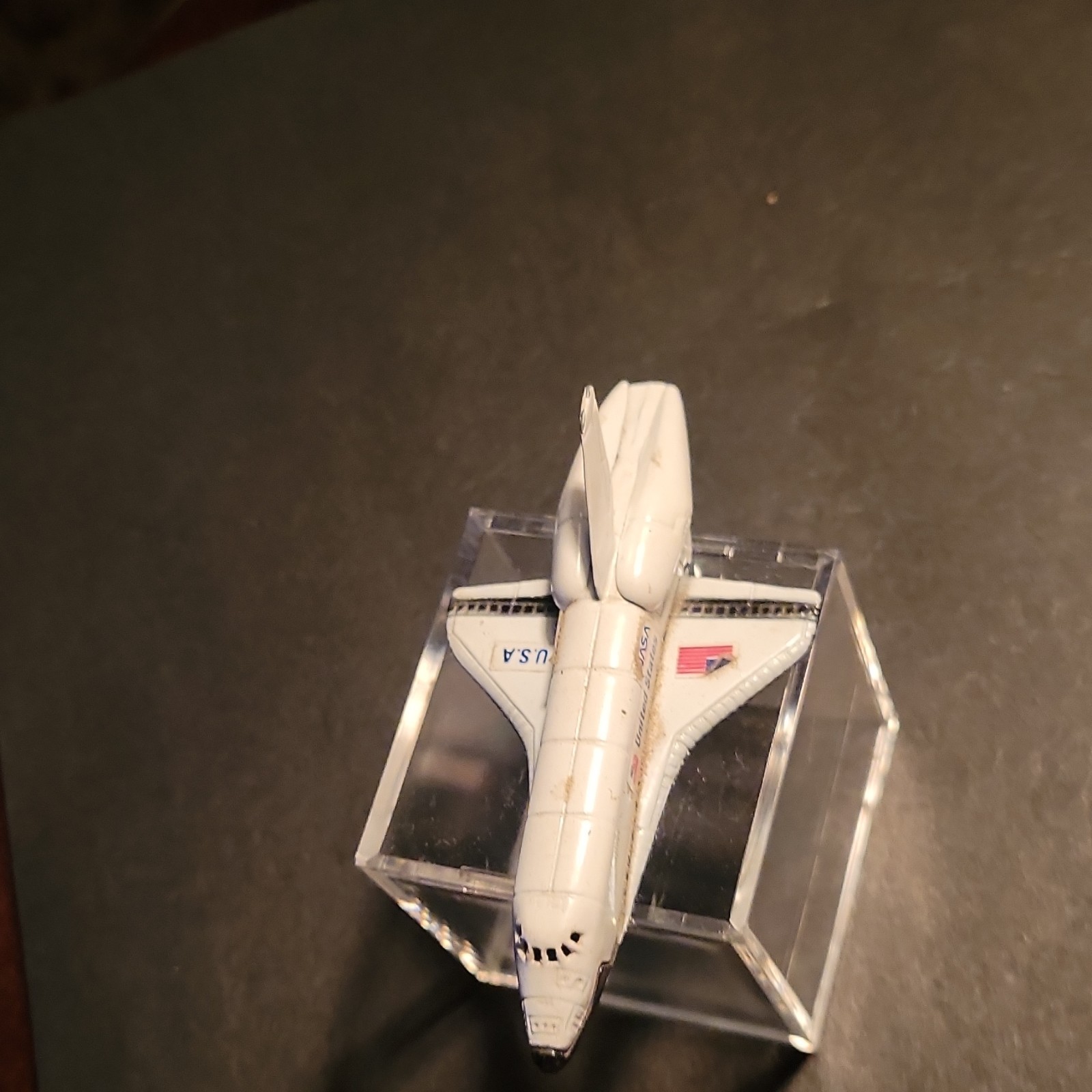 NASA Diecast Space Shuttle Model White Black Collectible Toy