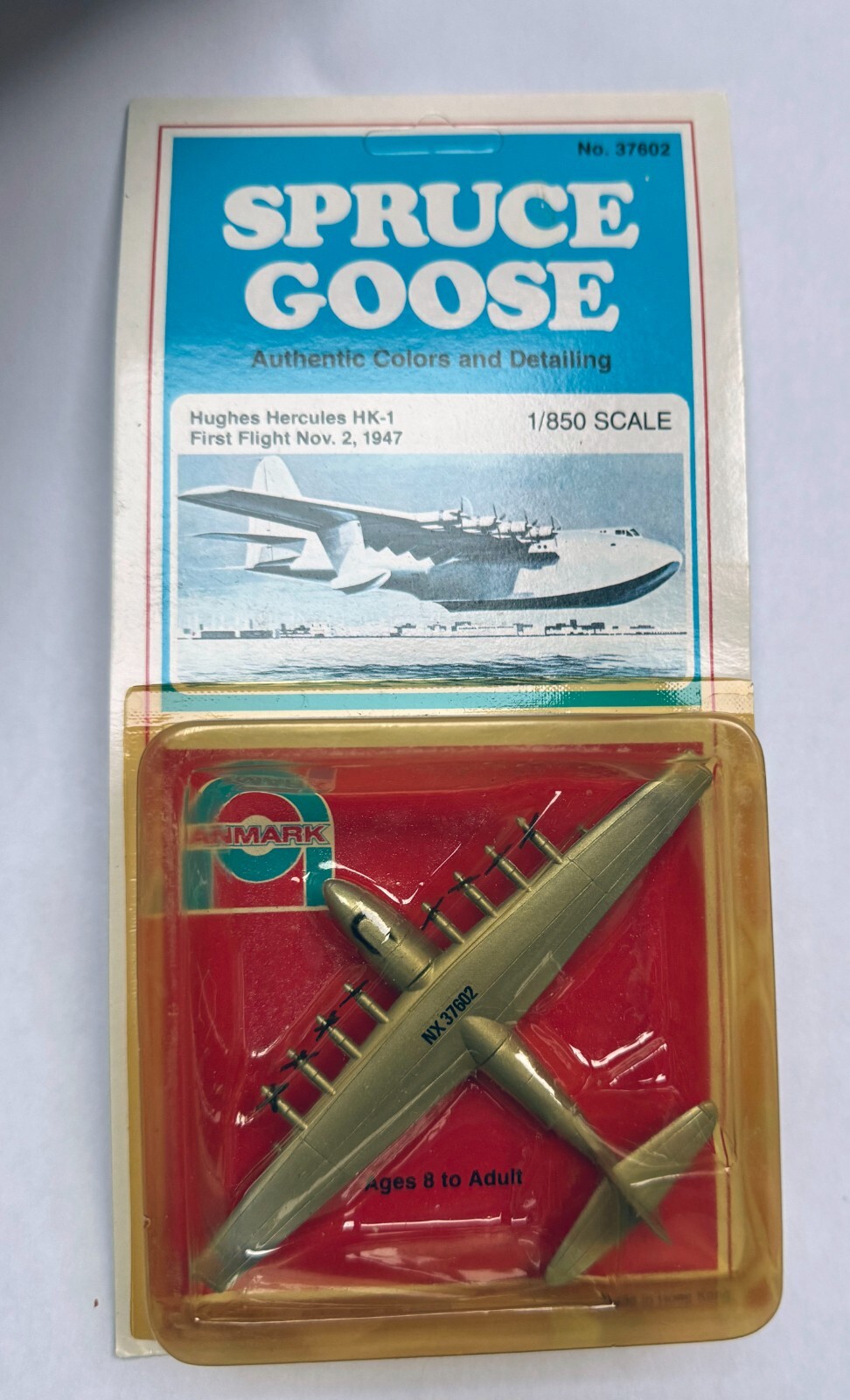 Anmark – 1:850 Scale – SPRUCE GOOSE – Hughes Hercules HK-1 – No 37602 – Plastic