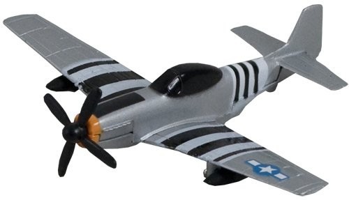 Diecast WWII Warbird Airplane Set 4 Piece Metal Military Aircraft 3.5 Inch