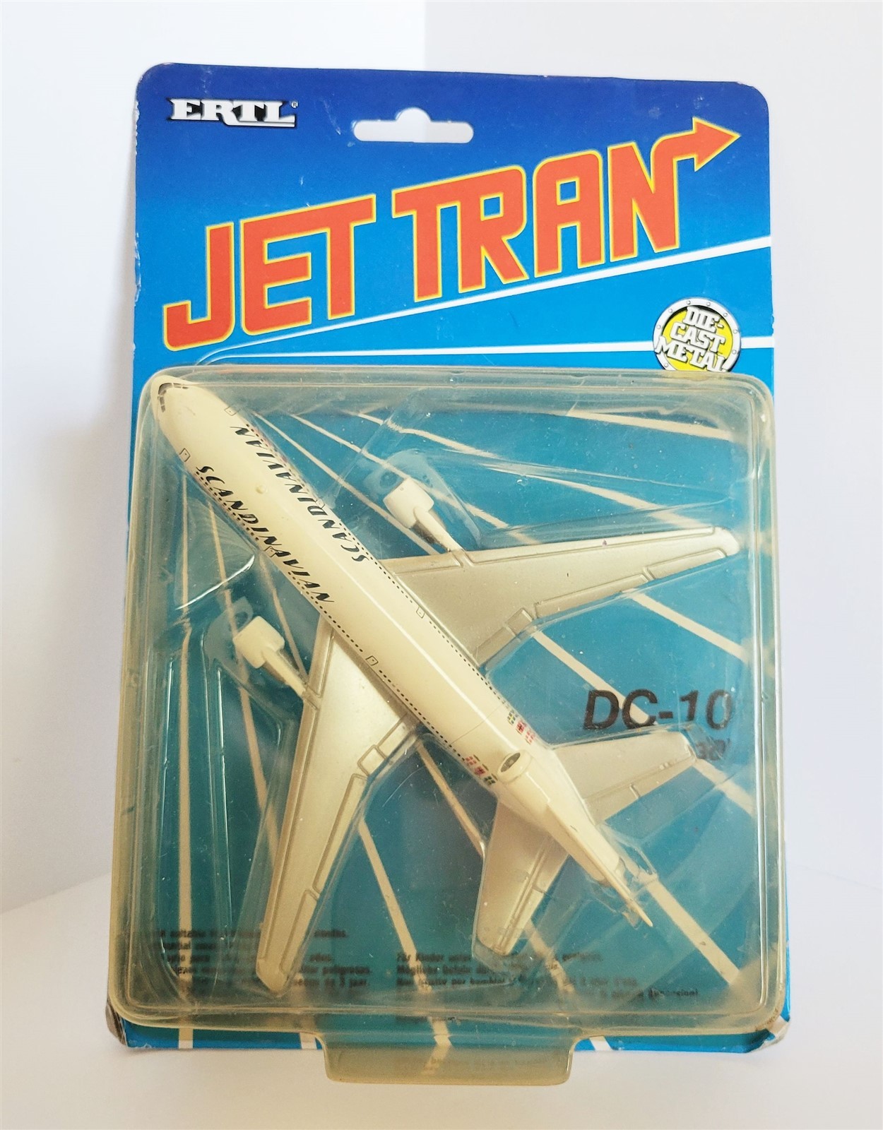 Ertl Jet Tran SAS Scandinavian McDonnell Douglas DC-10 Diecast