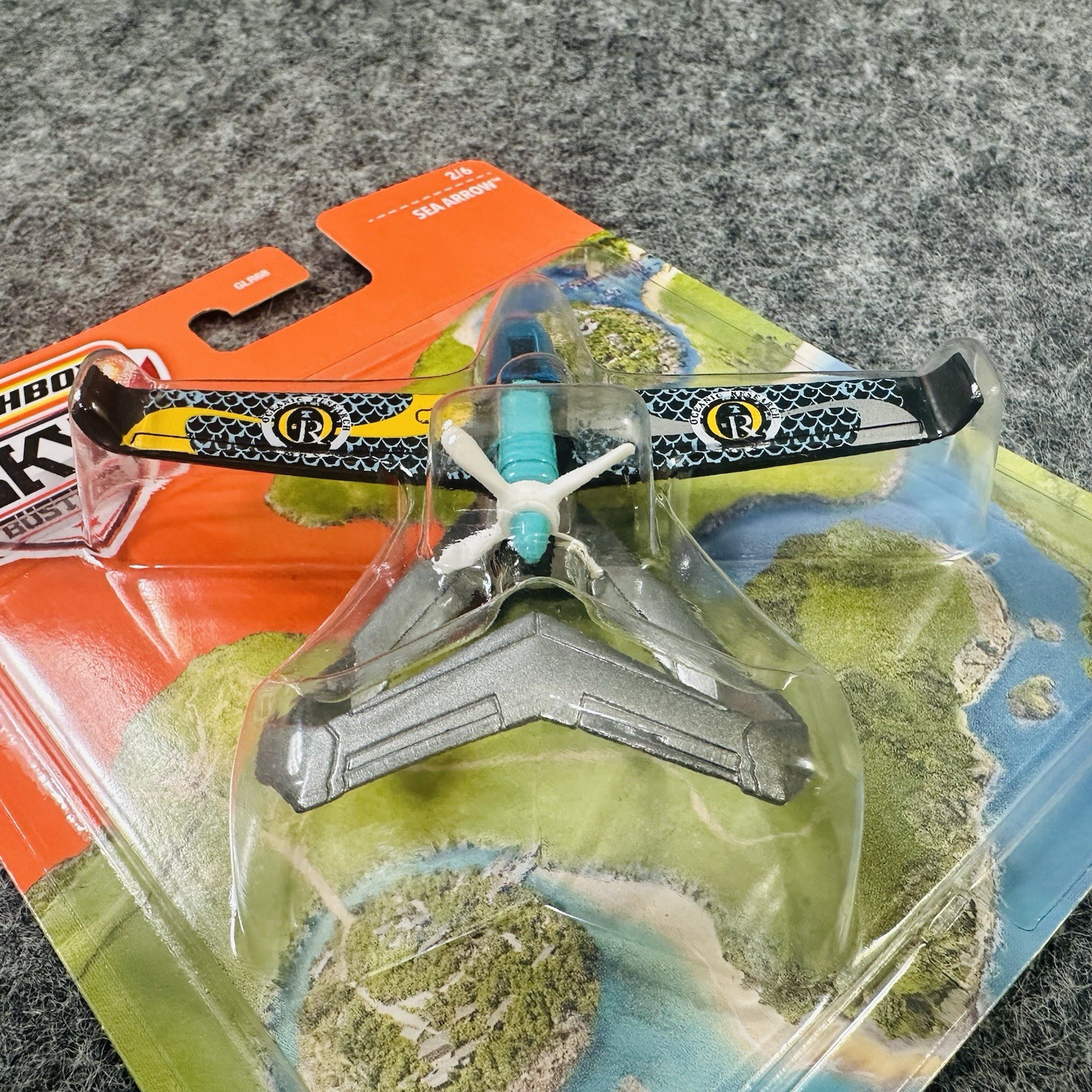 Lot of 2 Matchbox Sky Busters Planes Sea Arrows MBX Resorts, Oceanic Research