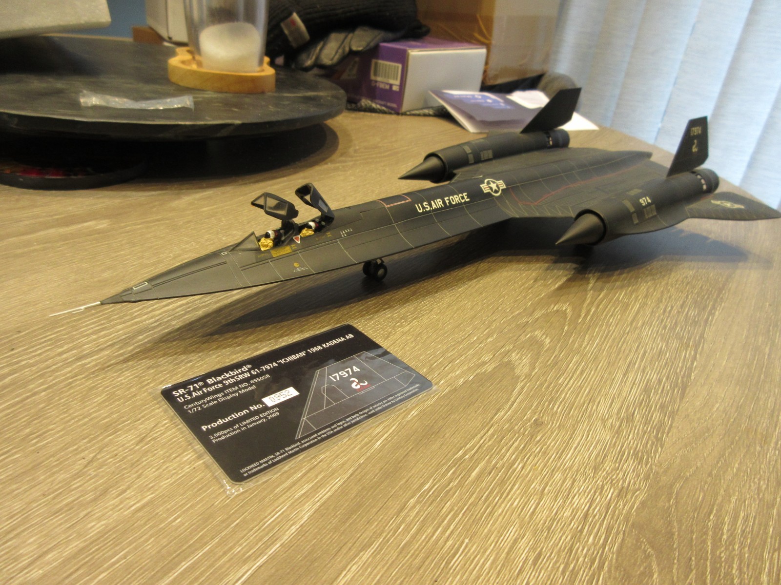 Century Wings Lockheed SR-71A Blackbird USAF 9th SRW 61-7974 “ICHIBAN” 1968