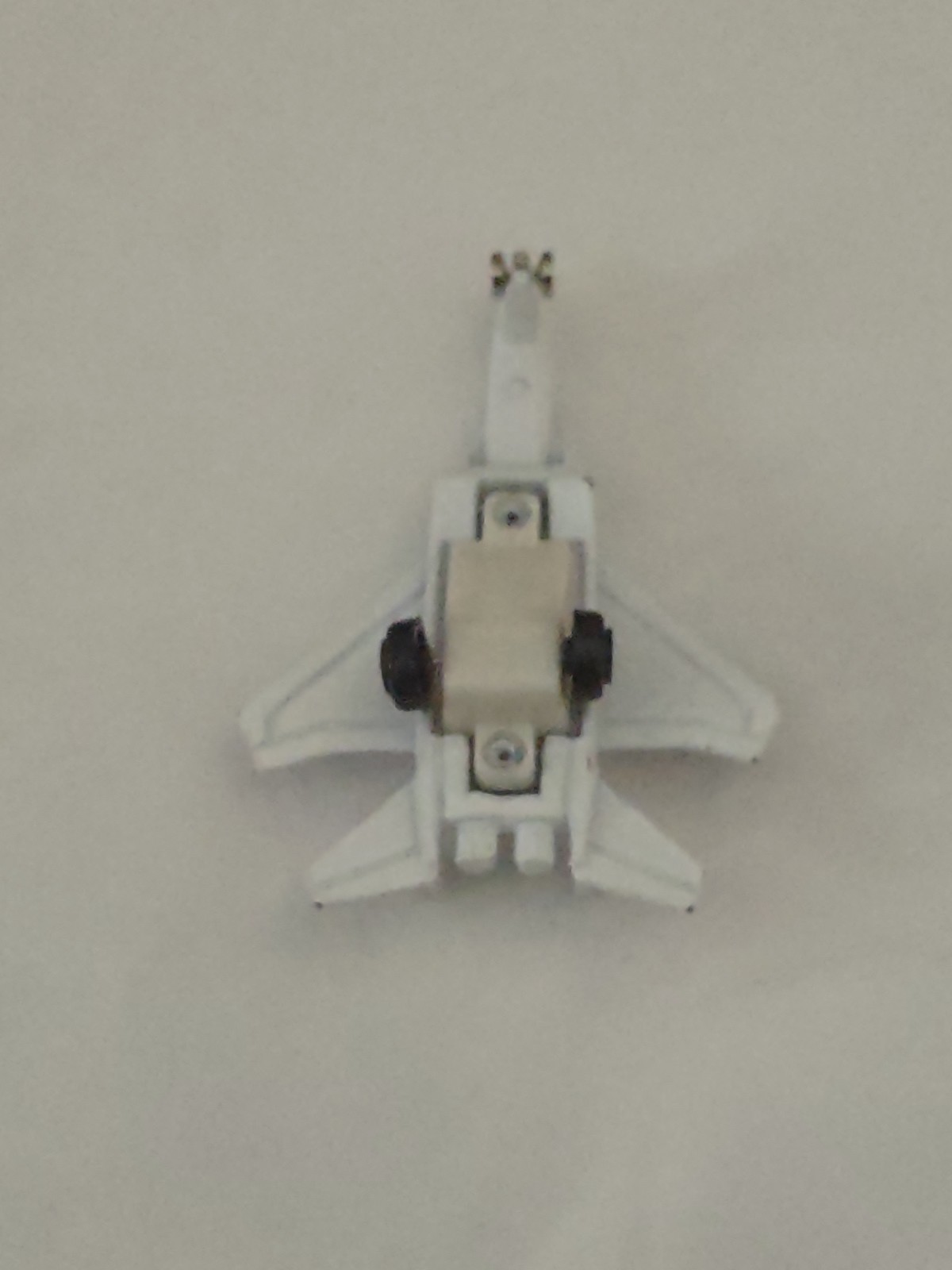 Micro Diecast Fighter Jet Red White And Blue Collectors Item Ty67
