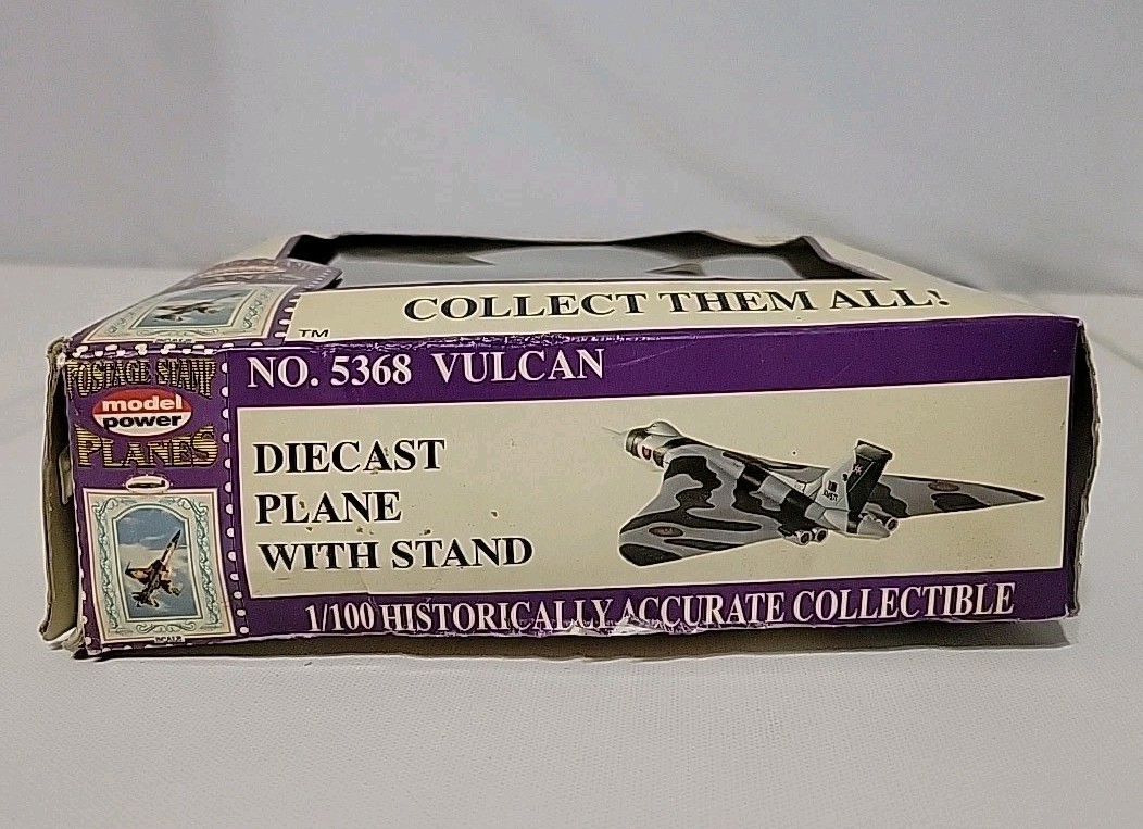 Model Power Postage Stamp Avro Vulcan 1/100 Diecast No. 5368
