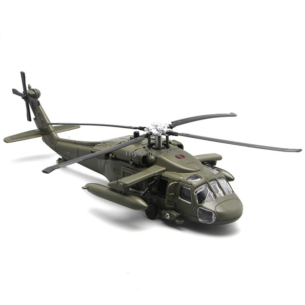 UH-60 Black Hawk Utility Helicopter Model Diecast Military Army Airplane Model