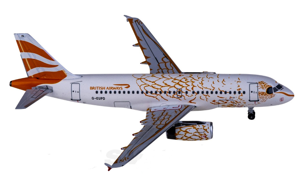 1:400 AeroClassics BRITISH AIRWAYS AIRBUS A319 Passenger Aircraft Diecast Model