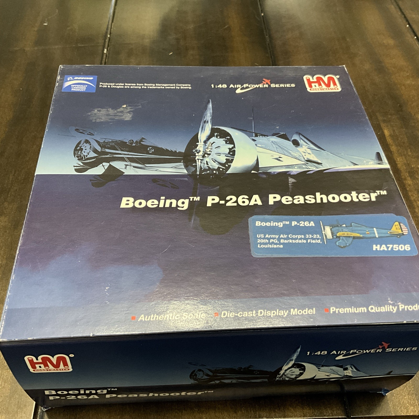 Hobby Master HA7508 P26A Peashooter Wheeler Field ((Pearl Harbor) Dec 6 1941