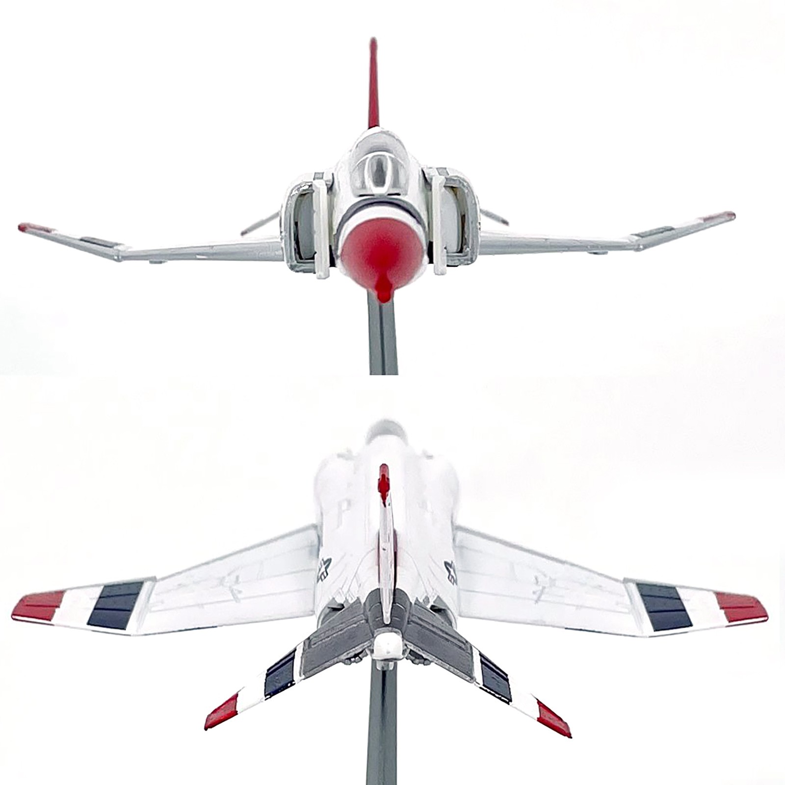 1/144 Scale 14cm Diecast Alloy USAF F-4 Phantom II Fighter Aircraft Model