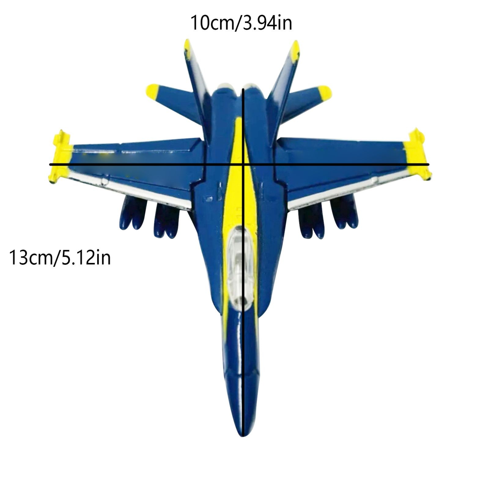 Realistic F/A-18 Hornet Fighter Jet Model Die-Cast 1:64 Scale Movable Wings