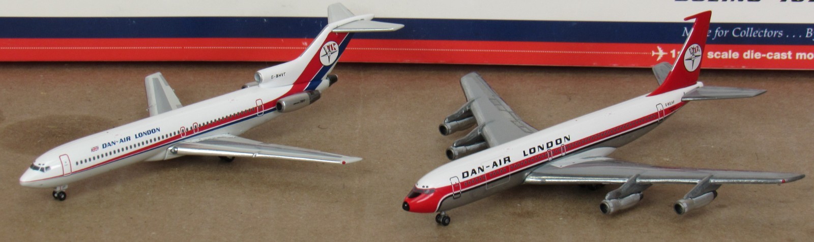 Gemini Jets GJDAN615 Dan Air Boeing 727-200 & 707-320 1:400 NOS