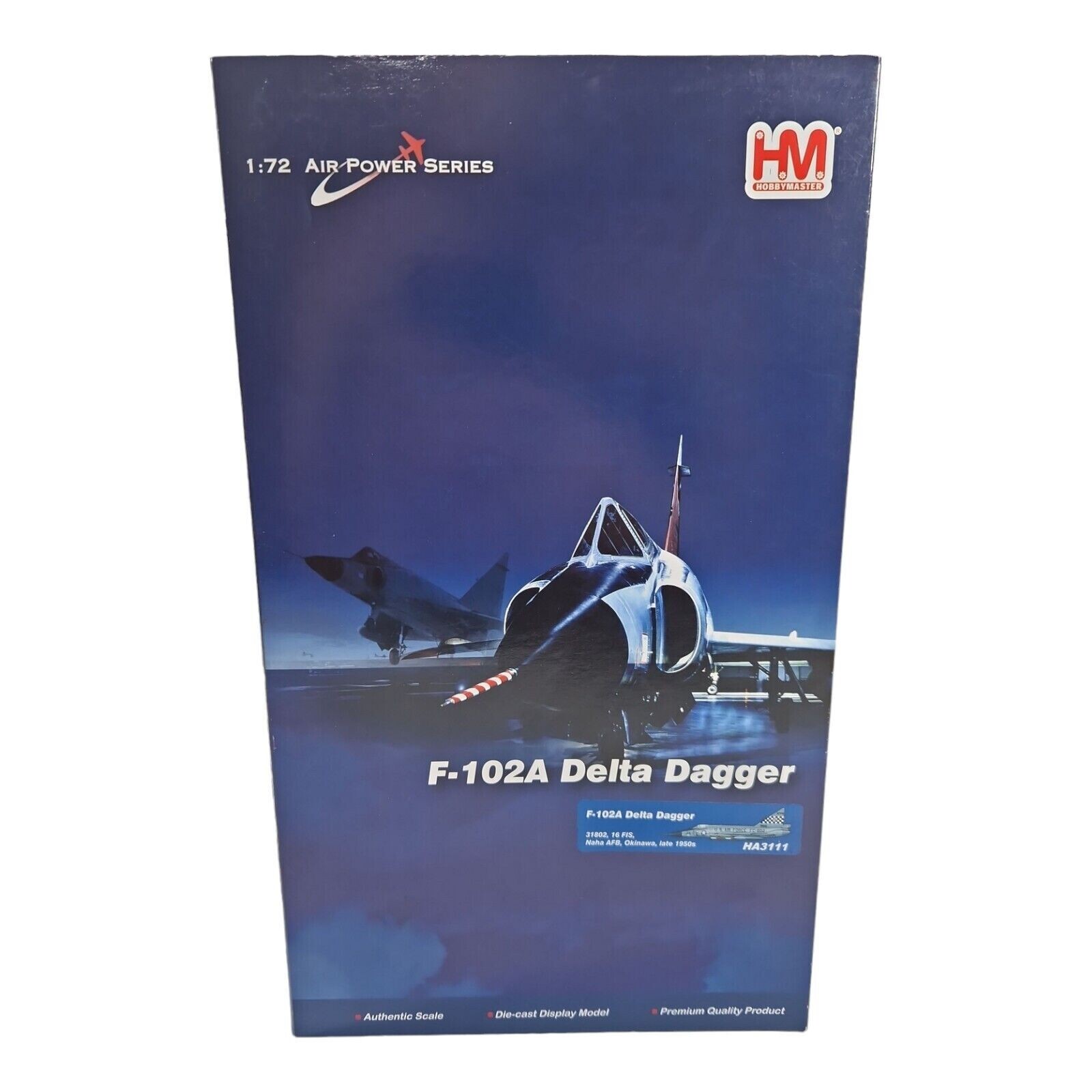 Hobby Master 1:72 Convair F-102A Delta Dagger USAF 16th FIS, Naha AFB HA3111