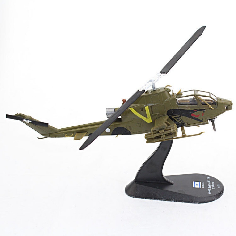 1:72 Diecast Military Model Israeli Air Force Bell AH-1S Cobra Attack Helicopter