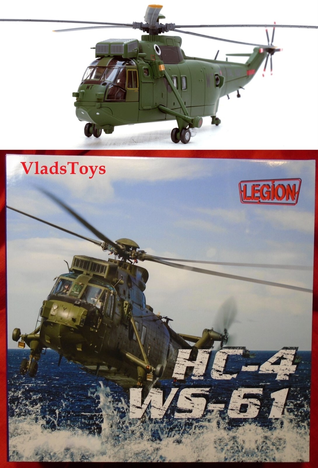 Legion 1/72 Westland Sea King HC.Mk 4 ZA314, 848 Naval Air Sqdn RNFAA 14008LB