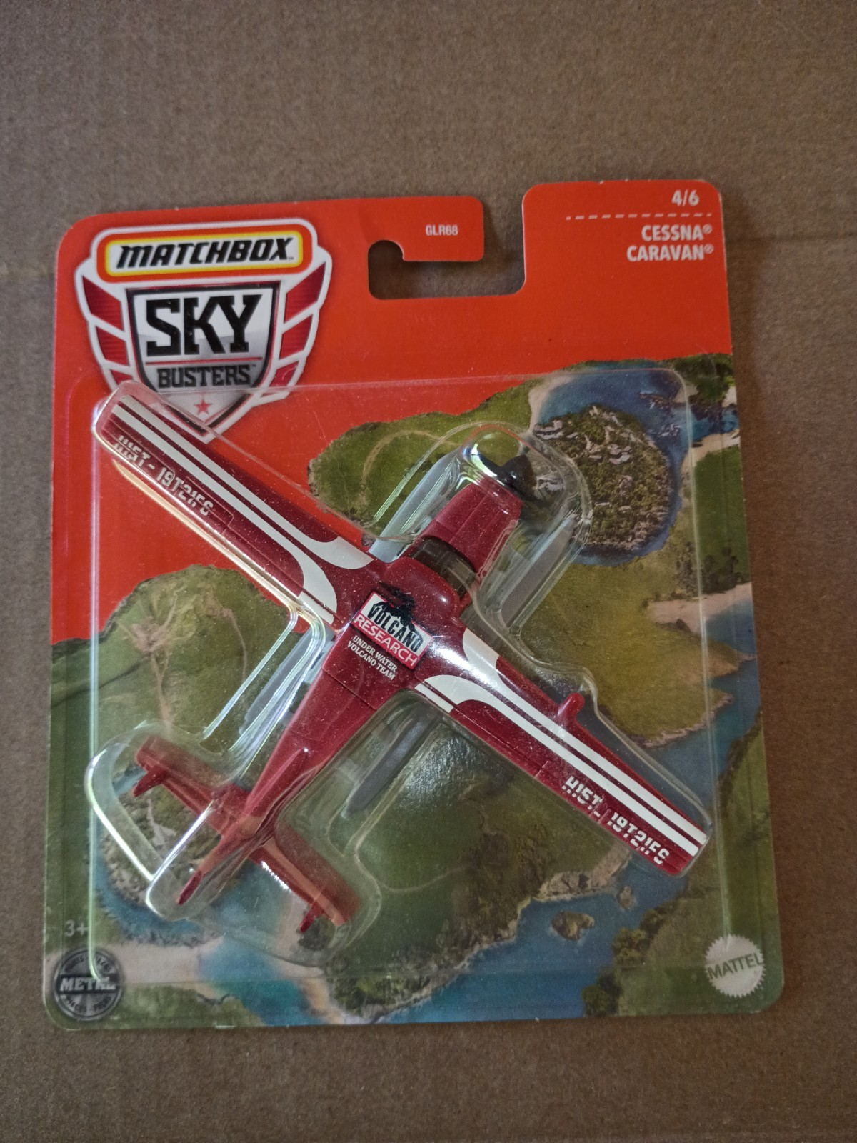 Matchbox 2022 Sky Busters Cessna Caravan DARK RED | VOLCANO RESEARCH VHTF