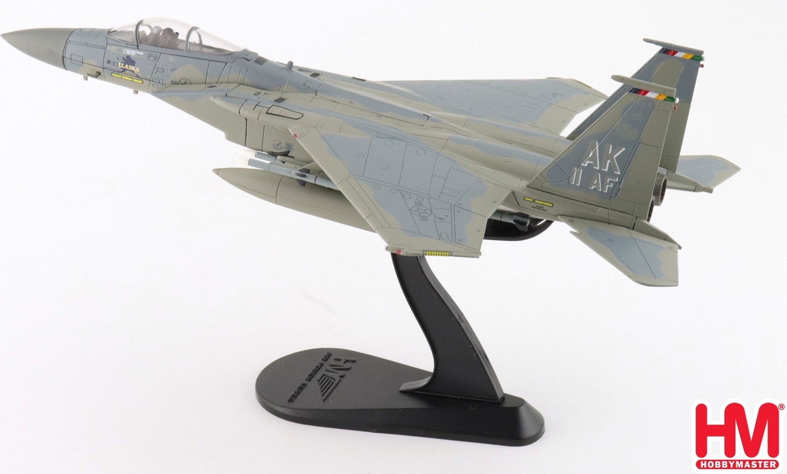 F-15C Eagle 85-0111 11th AF Elmendorf AFB Alaska in 1:72 scale by Hobby Master