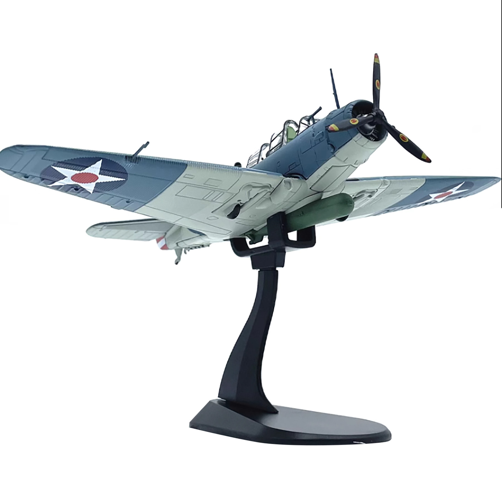 1/72 American TBD Torpedo Bomber Alloy Aircraft Model Military Airplane Scene