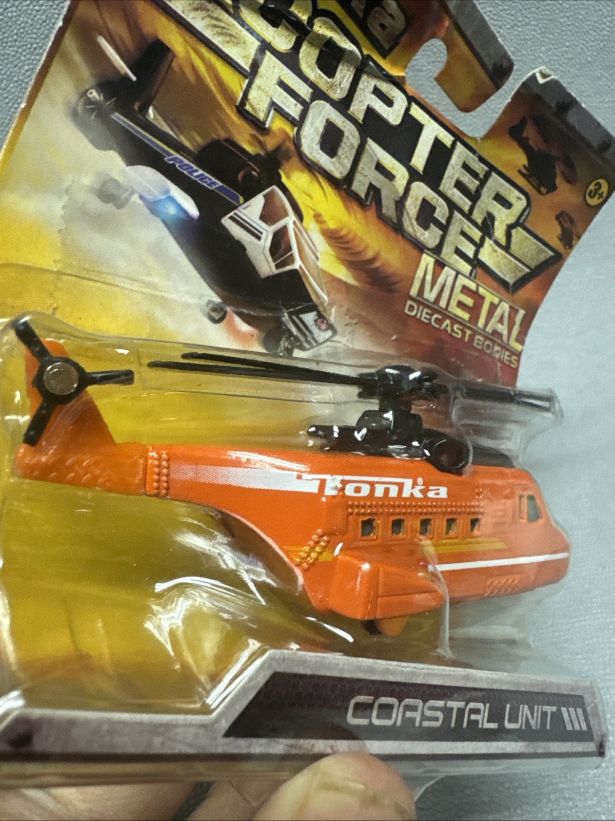 Tonka Metals Lot Costal Unit Helicopter, Sea & Pontoon Rescue Plane 1/64 READ
