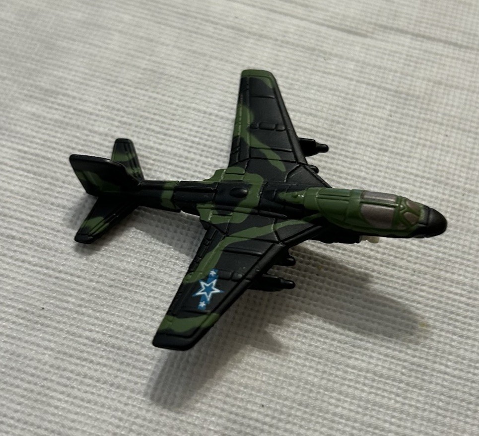 Micro Machines Military EA-6B Prowler Aircraft Galoob LGTI 1995 Green Camo