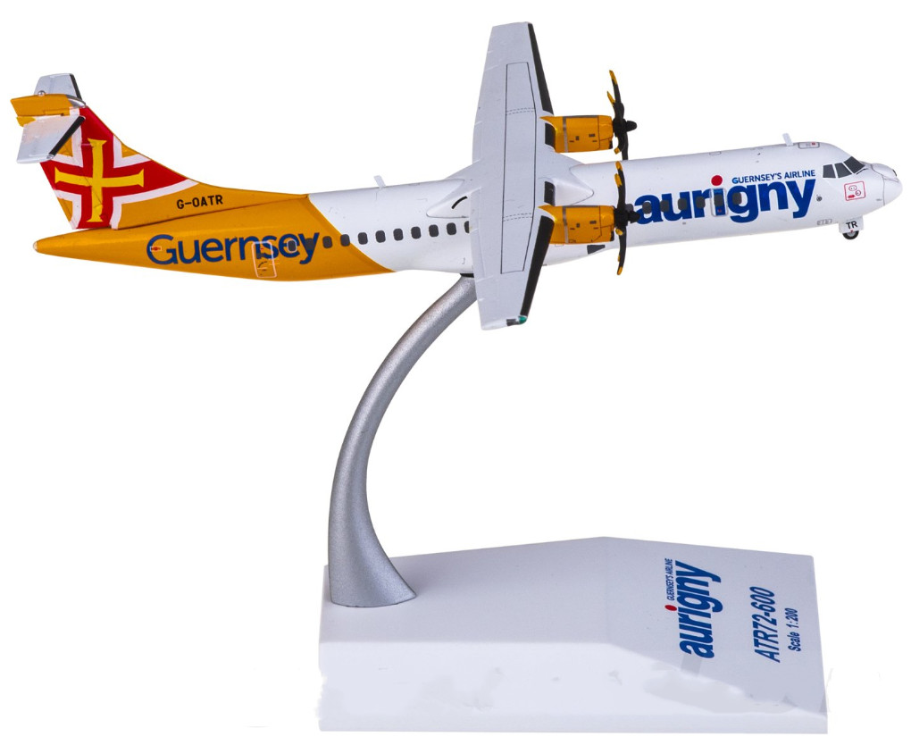 1:200 JC Wings Aurigny Air Services ATR-72-600 ​G-OATR​ Airplane Diecast Model