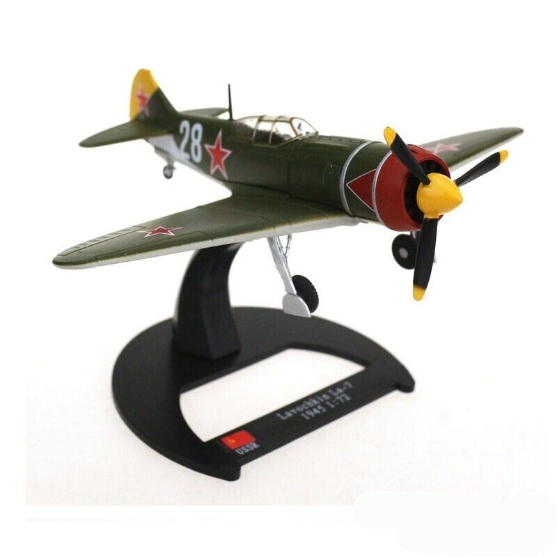 1:72 Soviet Lavochkin La-7 Fighter Aircraft Model Diecast Military Collection