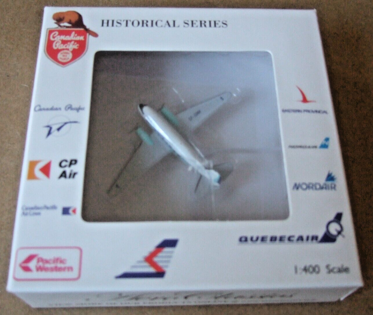 NEW AERO CLASSICS 1:400 QUEBECAIR DOUGLAS DC-3/C-47 CF-QBM HISTORICAL